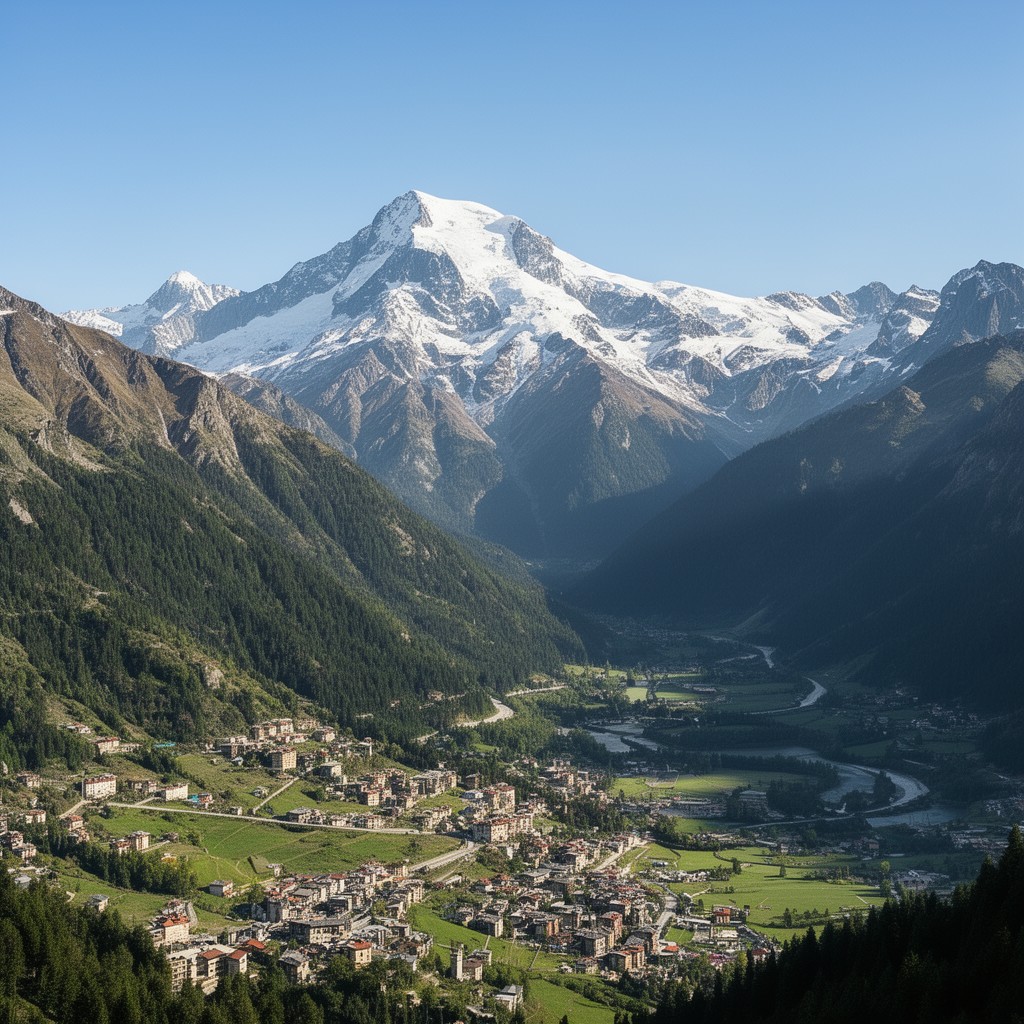 AI-generated illustration of Aosta Valley