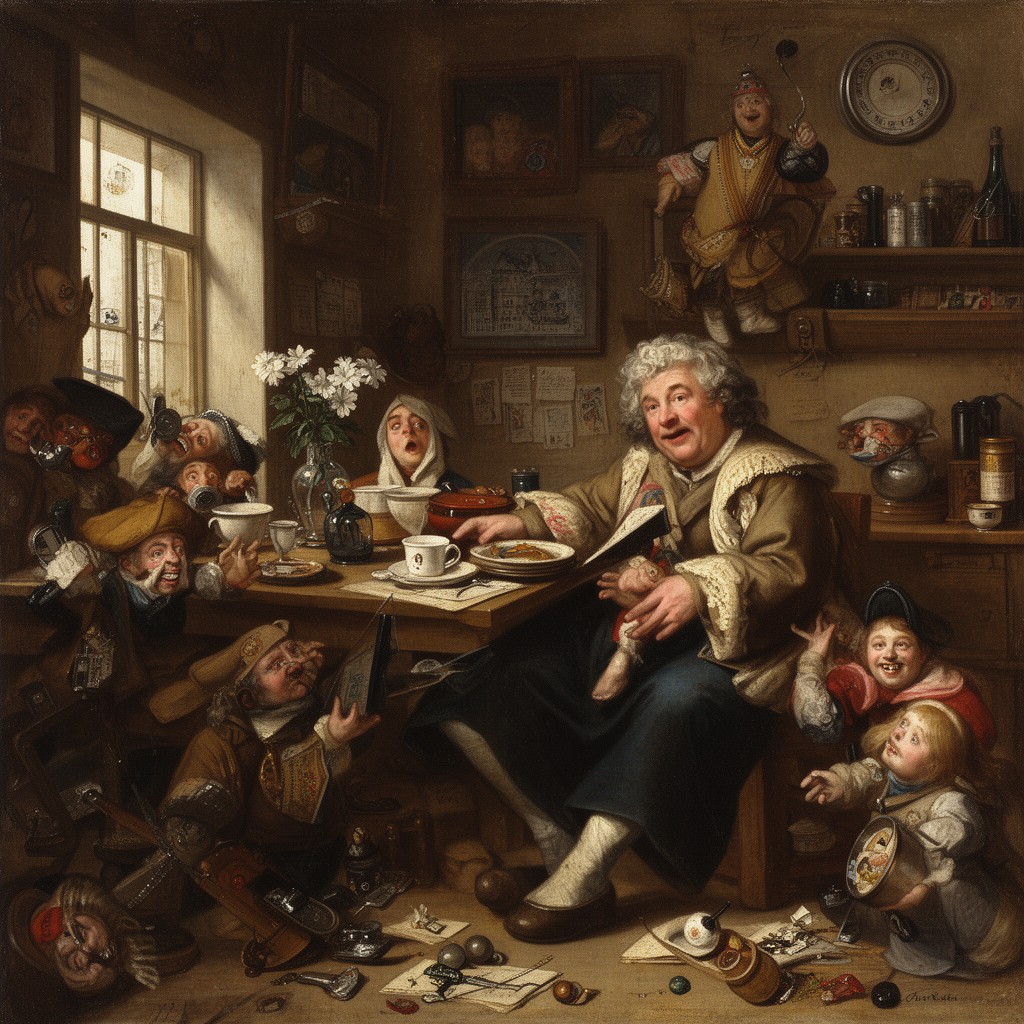 AI-generated illustration of Jan Steen