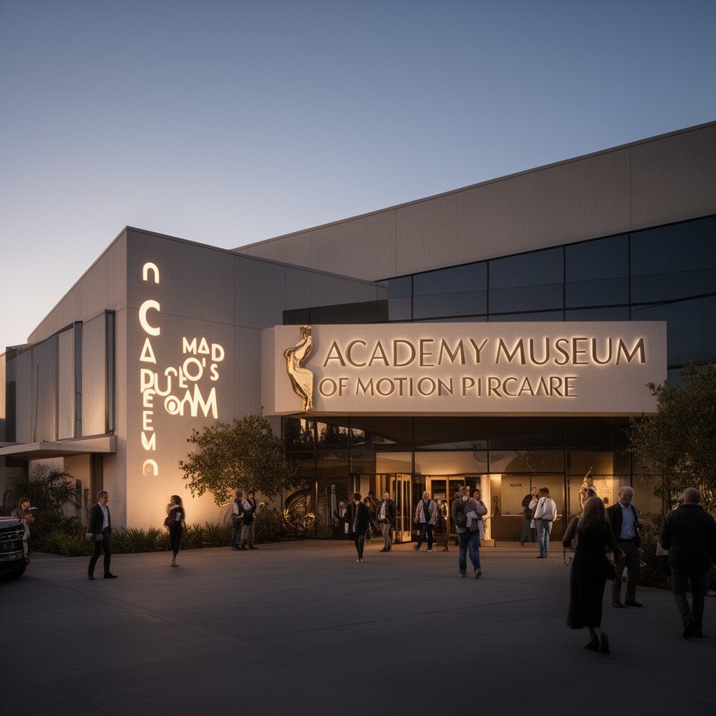 AI-generated illustration of Academy Museum of Motion Pictures