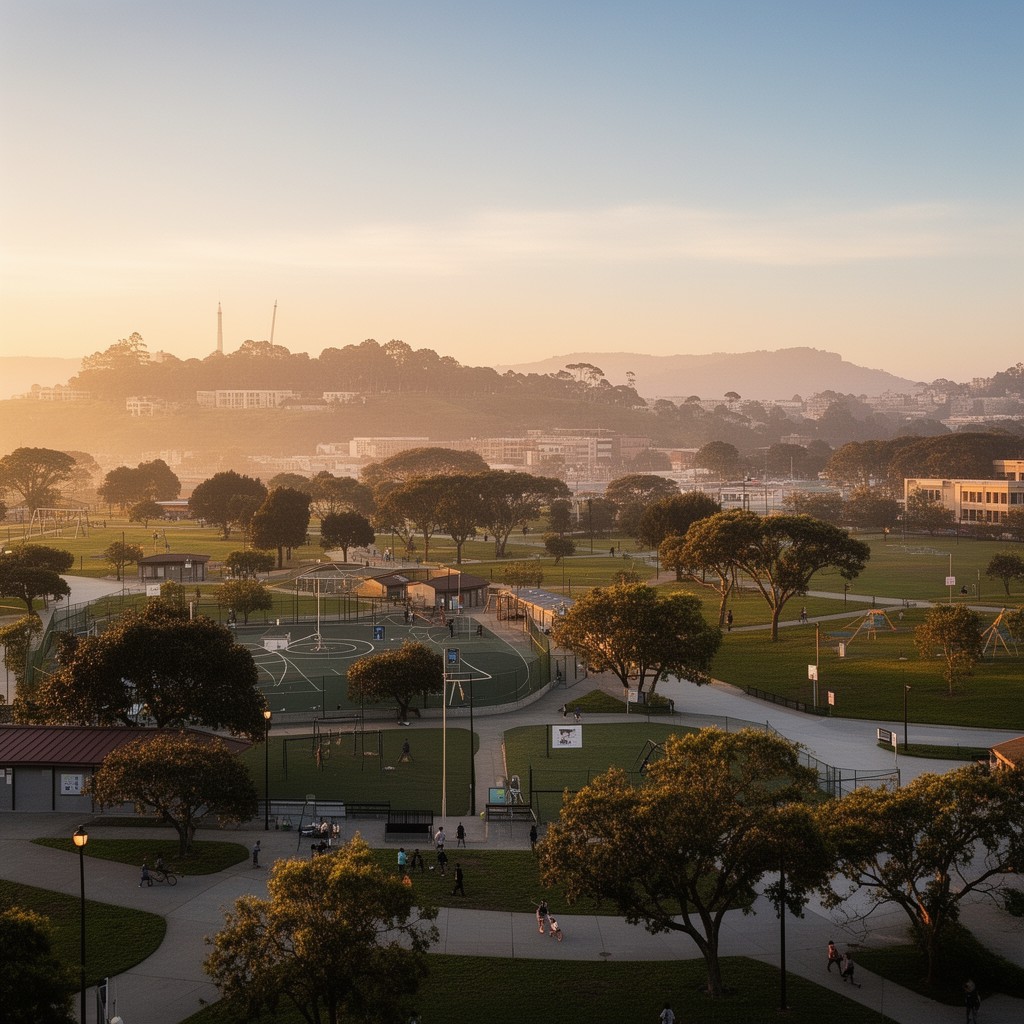 AI-generated illustration of San Francisco Recreation and Parks Department