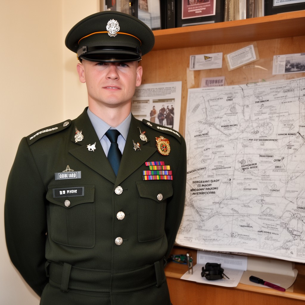 AI-generated illustration of Sergeant Major Instructor