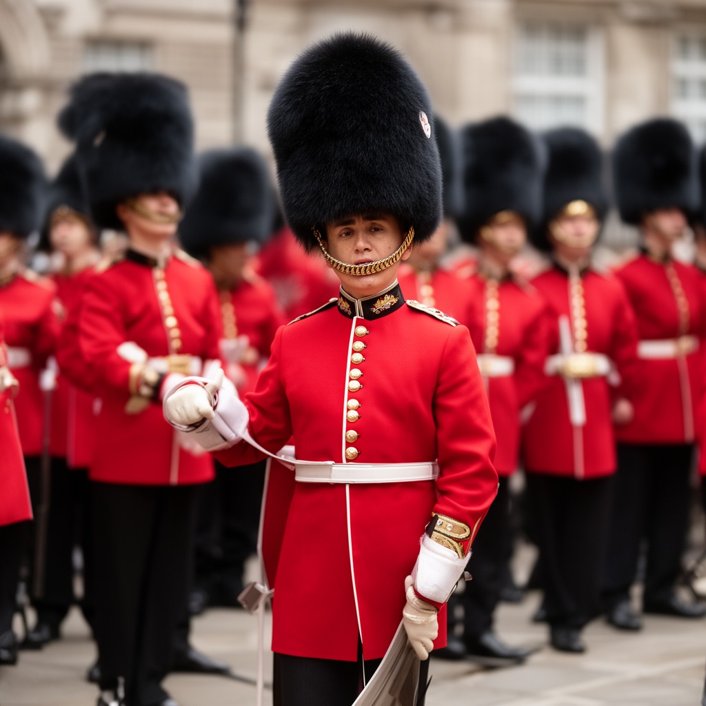 AI-generated illustration of Grenadier Guards