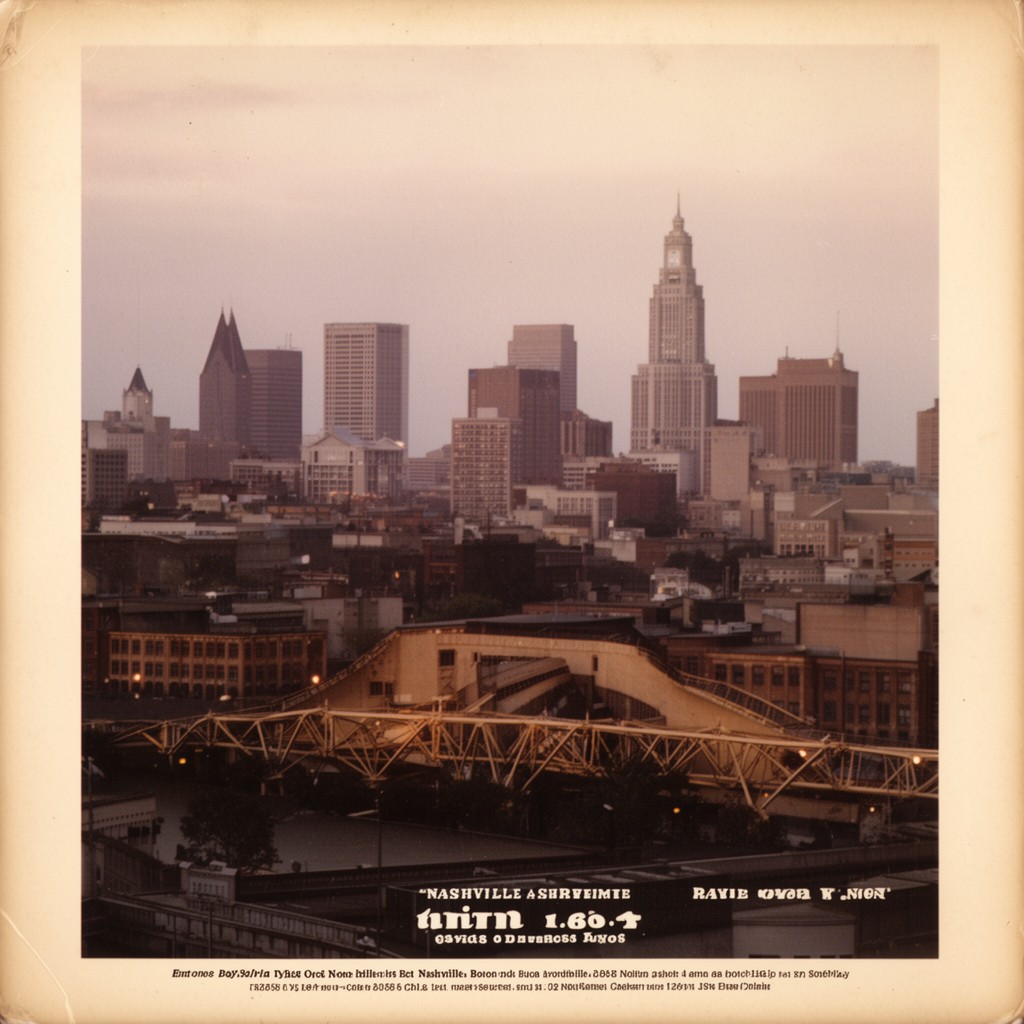 AI-generated illustration of Nashville Skyline