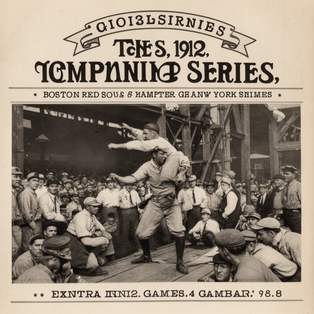 AI-generated illustration of 1912 World Series