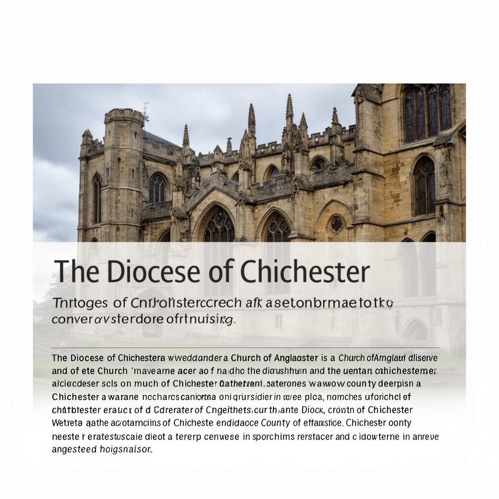 AI-generated illustration of Diocese of Chichester