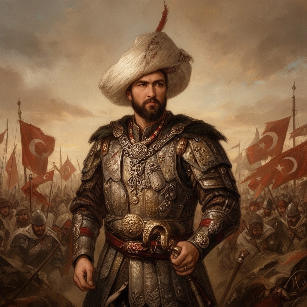 AI-generated illustration of Bayezid I