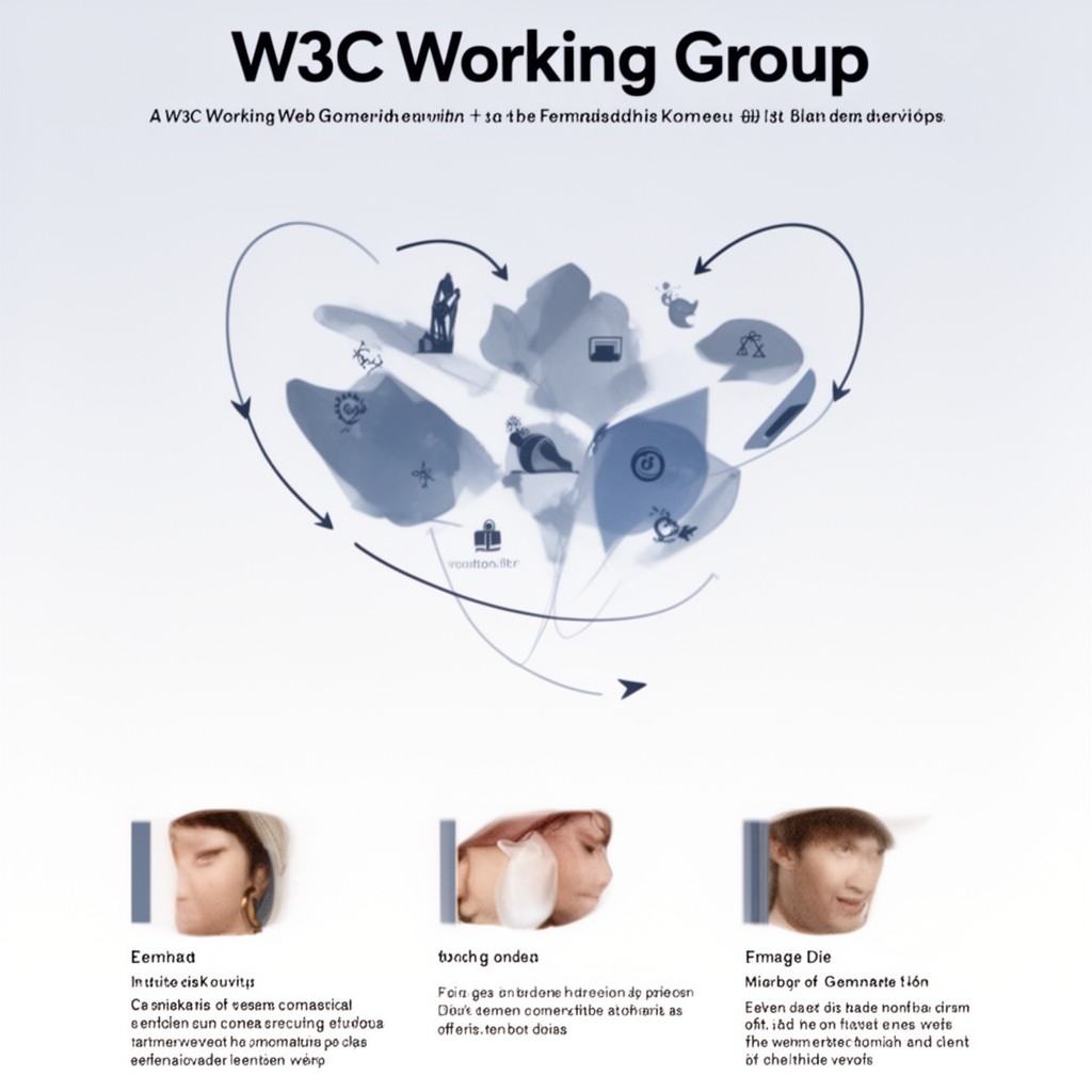 AI-generated illustration of W3C Working Group