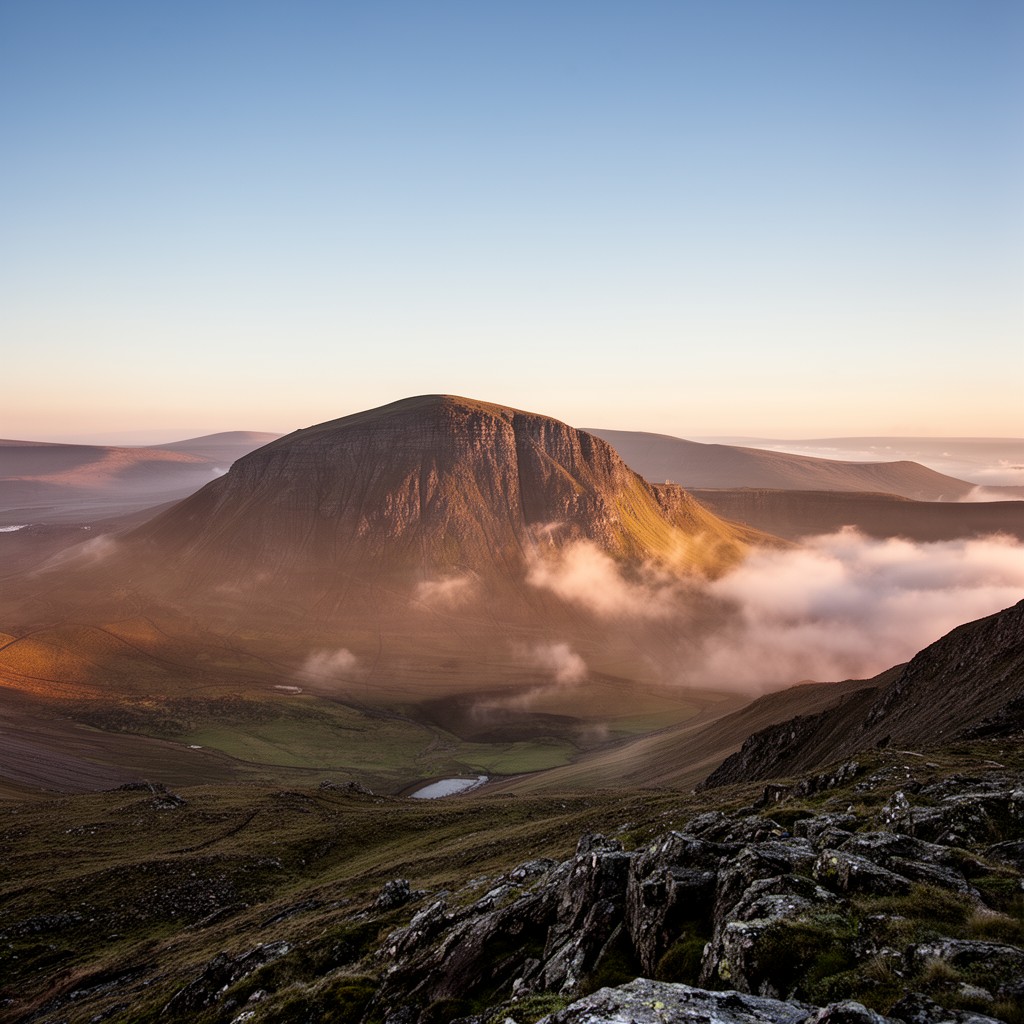 AI-generated illustration of Snaefell