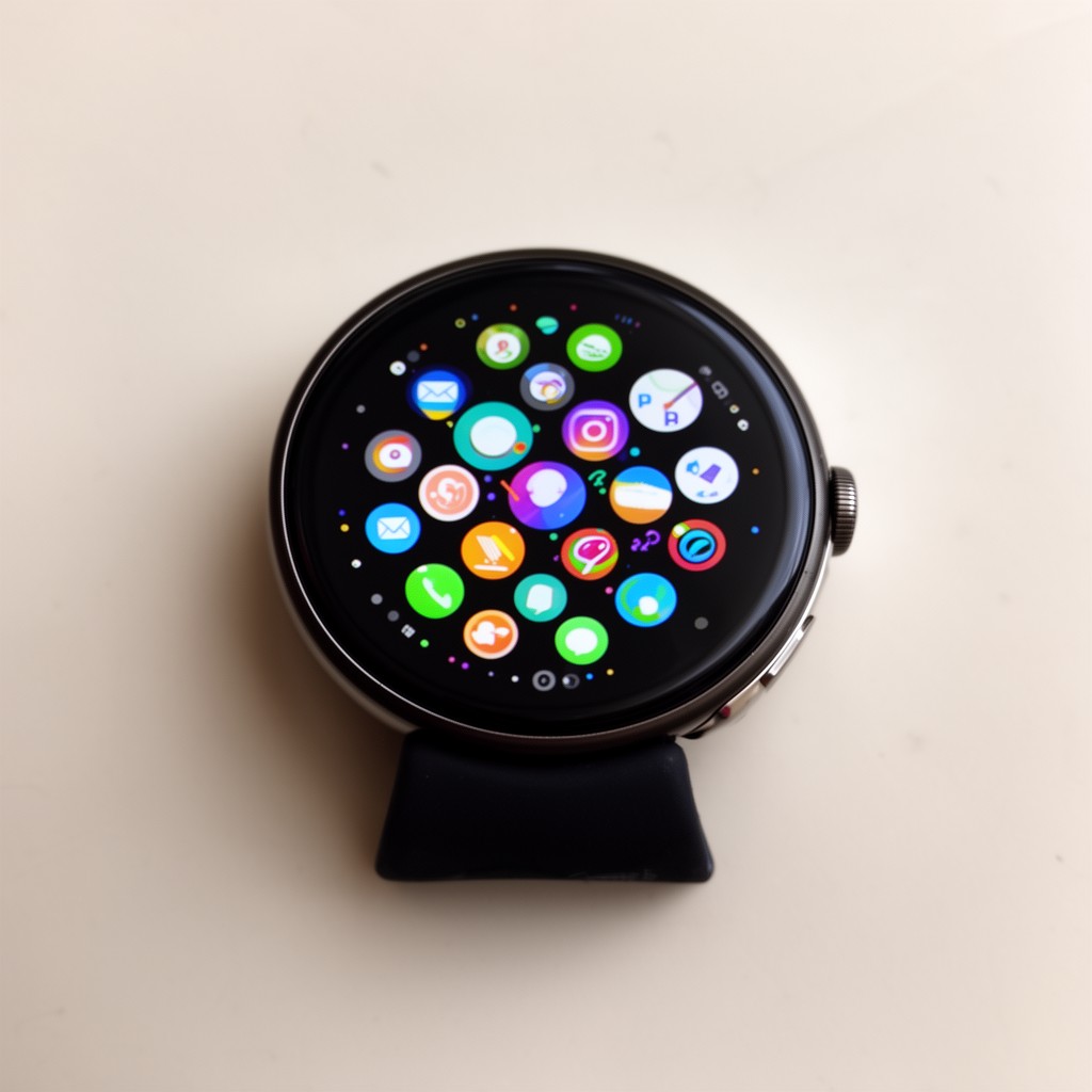 AI-generated illustration of Apple Watch