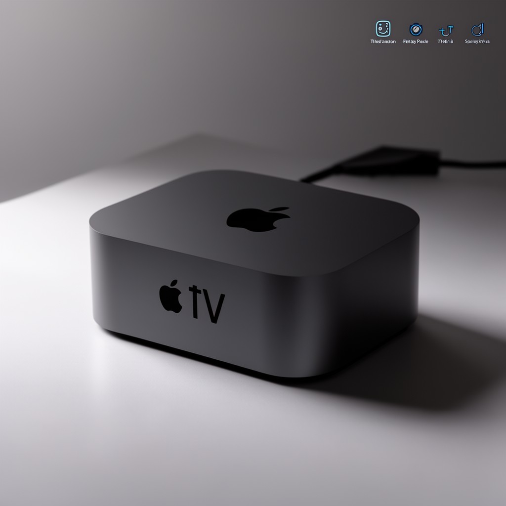 AI-generated illustration of Apple TV