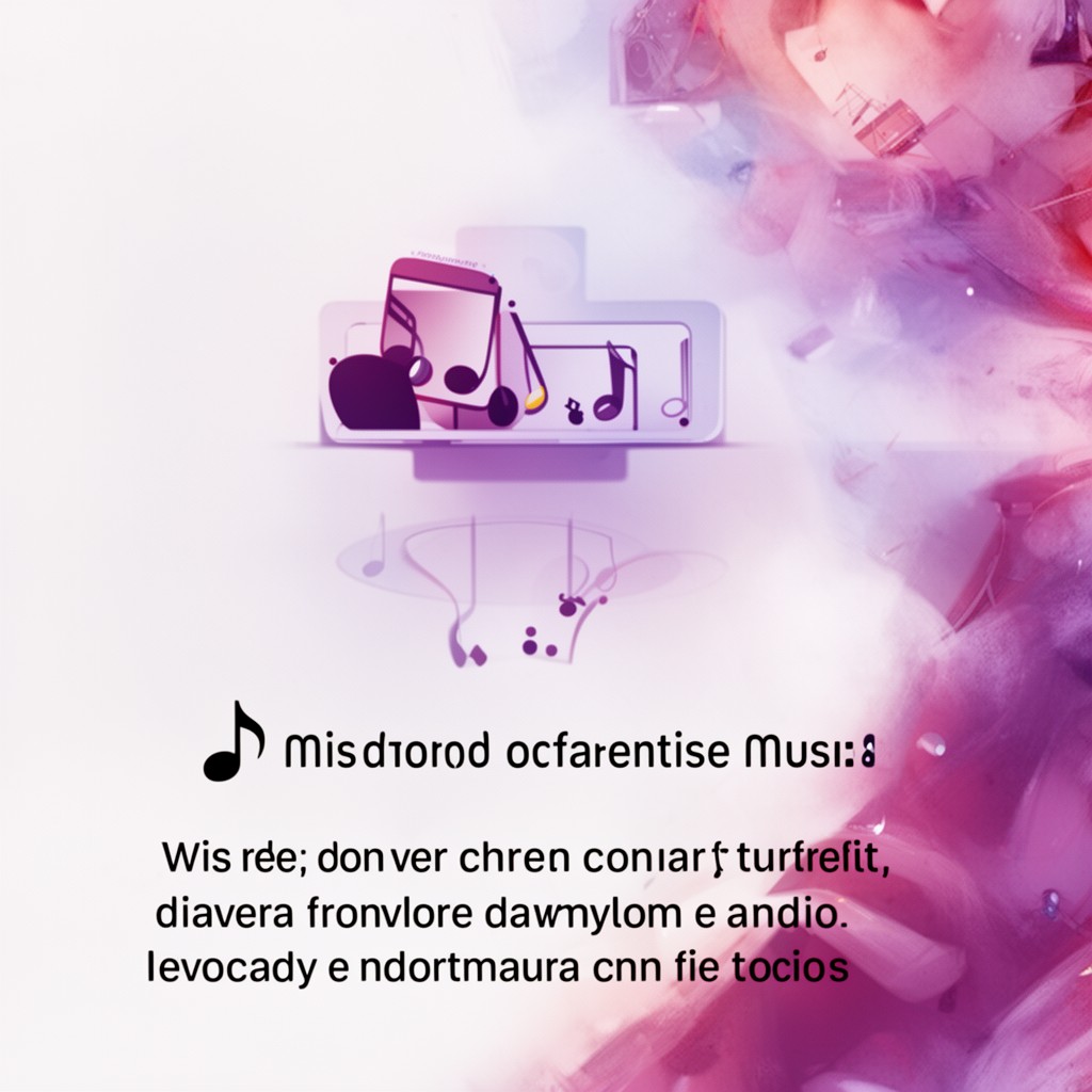 AI-generated illustration of Apple Music