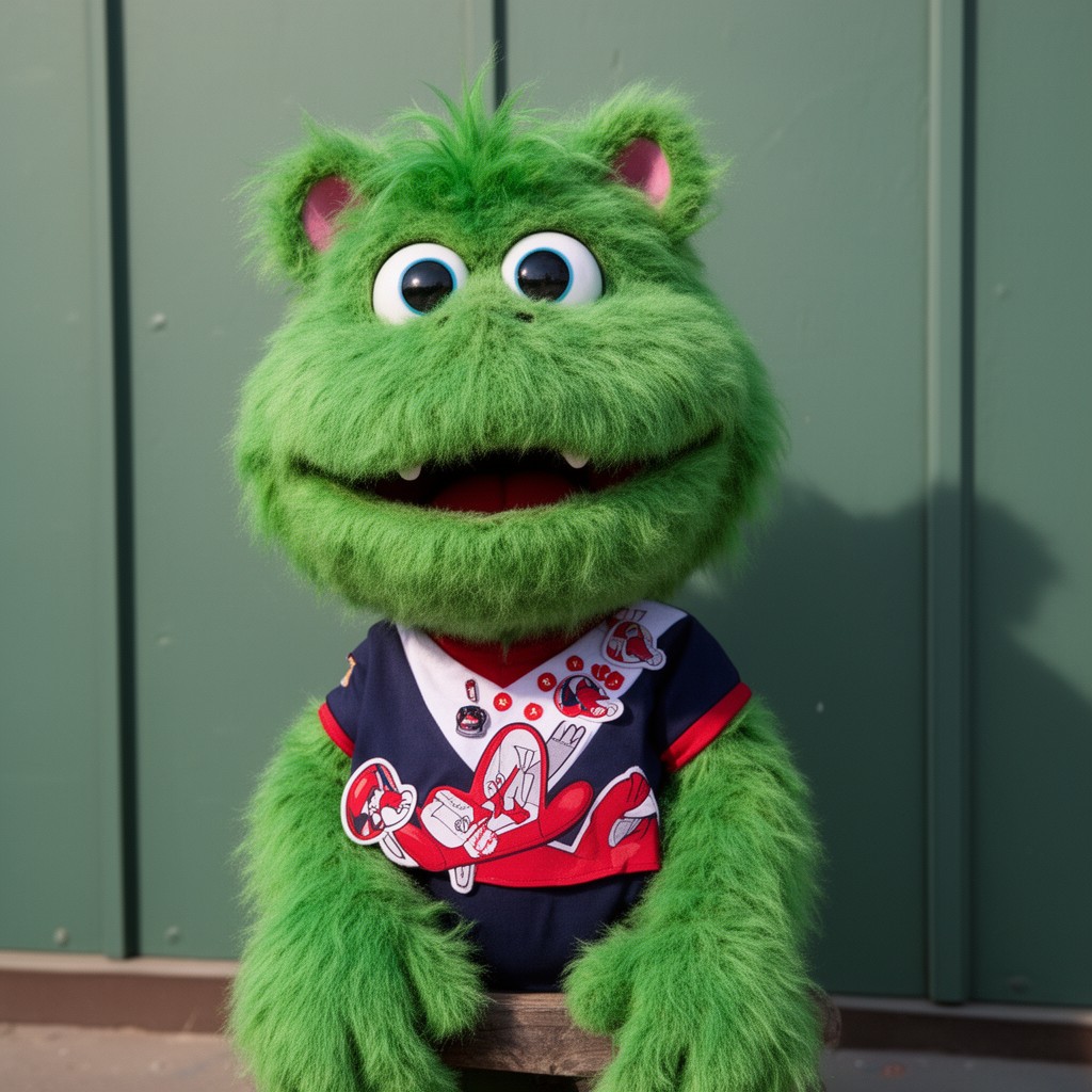 AI-generated illustration of Wally the Green Monster