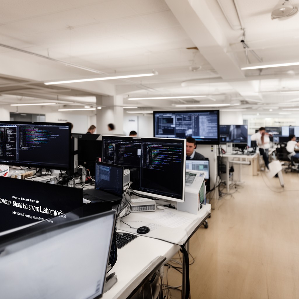 AI-generated illustration of Software Development Laboratories