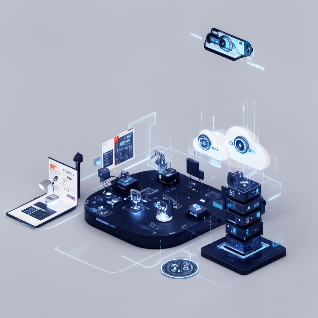 AI-generated illustration of Oracle Cloud Infrastructure