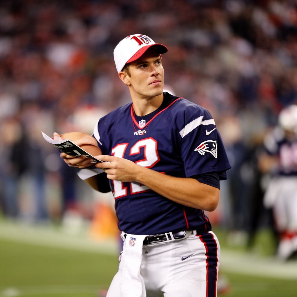 AI-generated illustration of Tom Brady