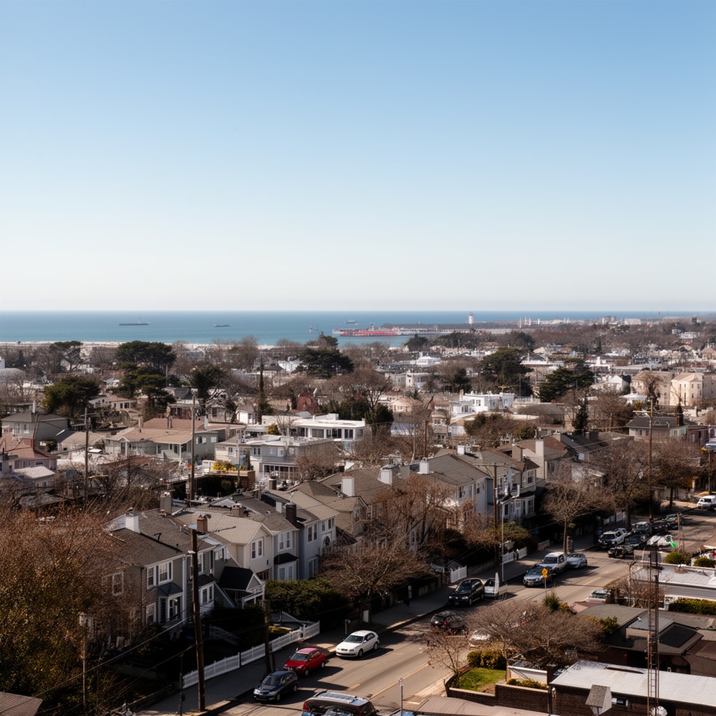 AI-generated illustration of Oceanside, New York