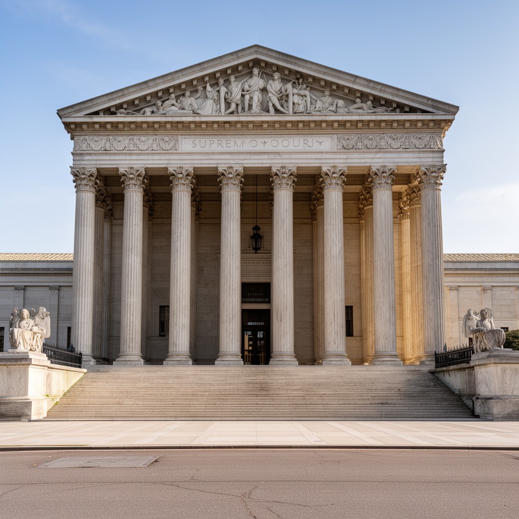 AI-generated illustration of Supreme Court Building