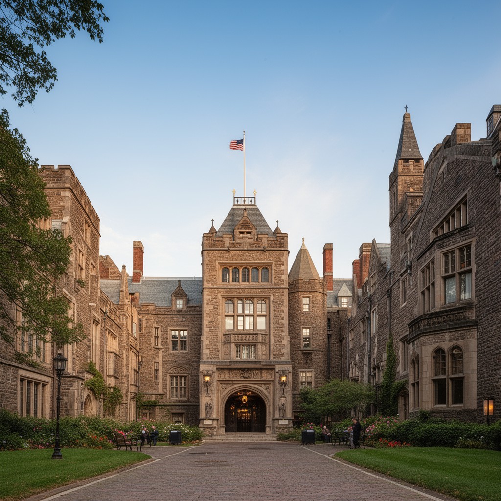AI-generated illustration of Yale University