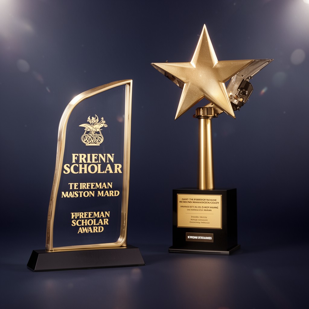 AI-generated illustration of Freeman Scholar Award