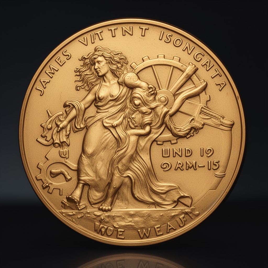 AI-generated illustration of James Watt International Medal