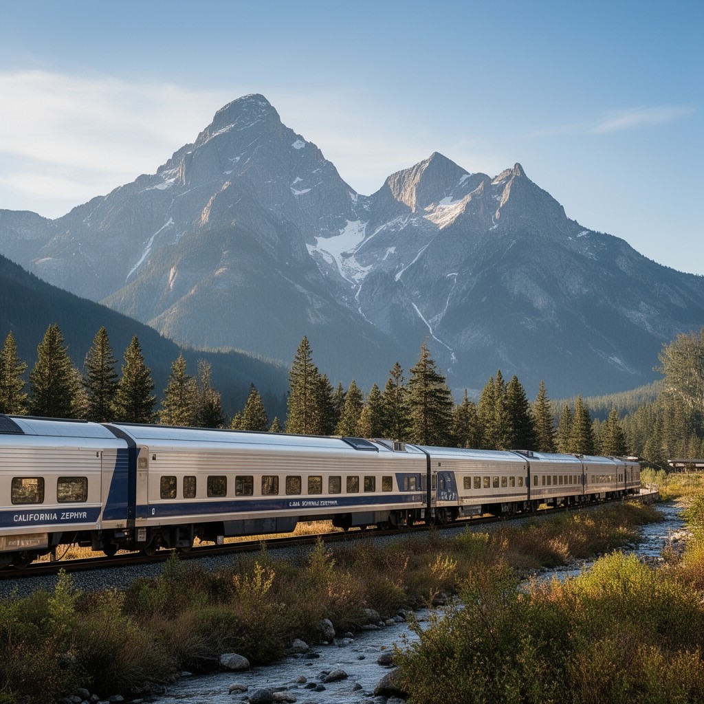 AI-generated illustration of California Zephyr