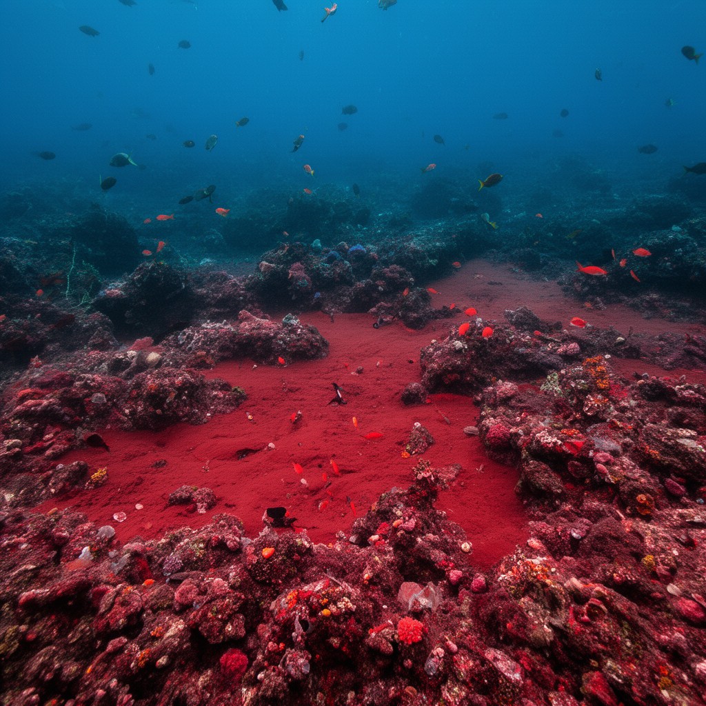 AI-generated illustration of Red Sea