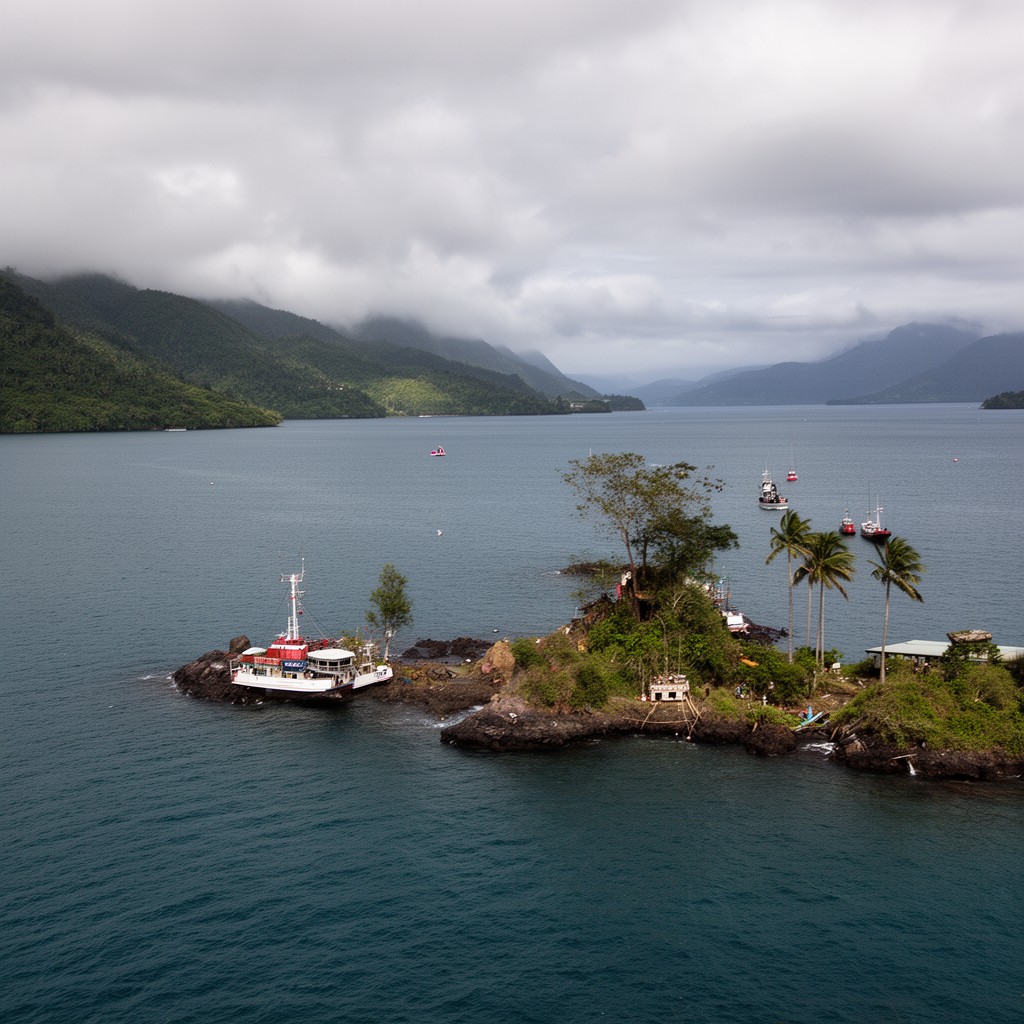 AI-generated illustration of Southeastern Solomon Islands