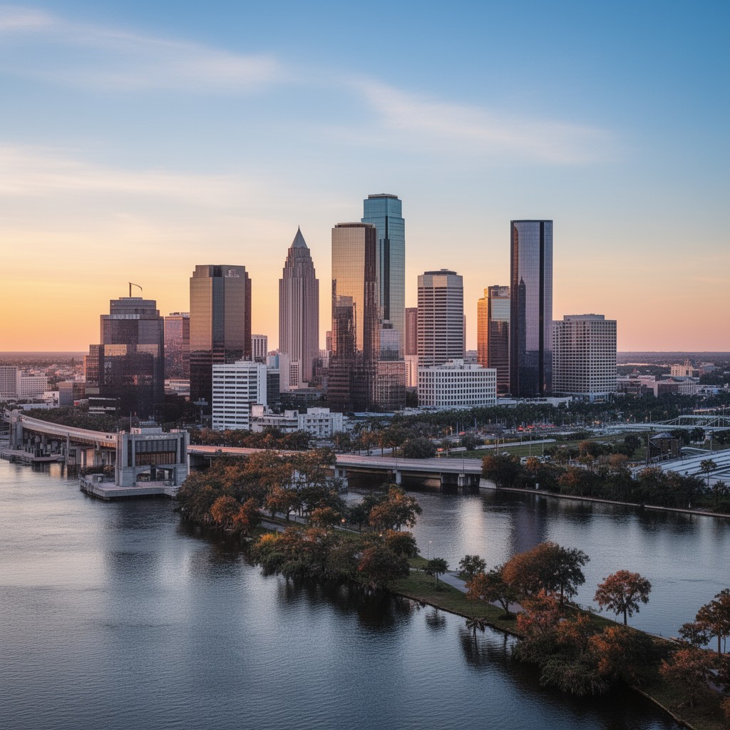 AI-generated illustration of Jacksonville, Florida