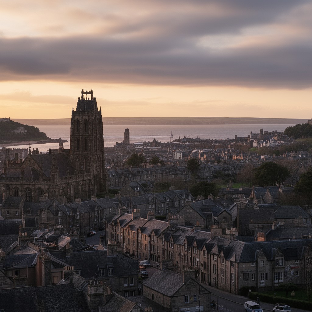 AI-generated illustration of Kirkcaldy
