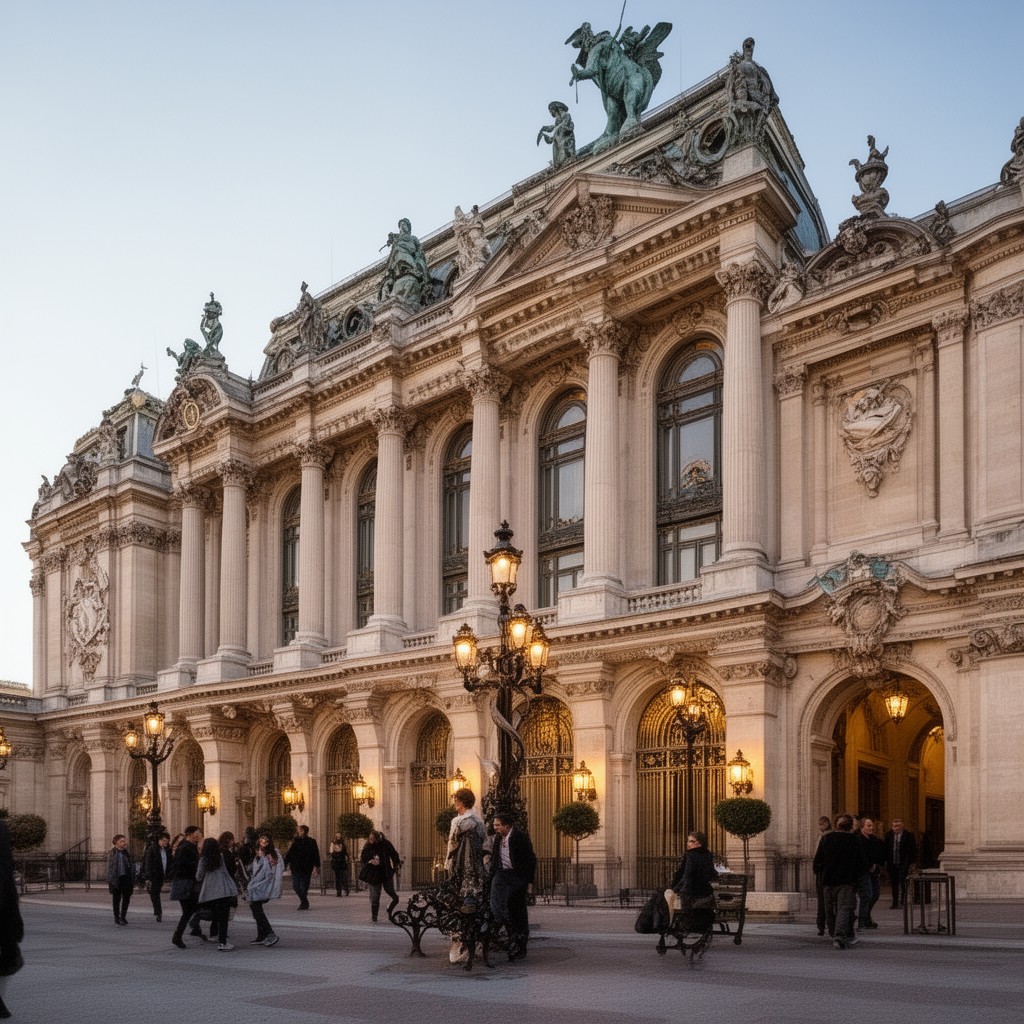 AI-generated illustration of Petit Palais