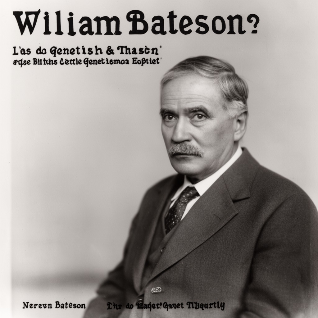 AI-generated illustration of William Bateson