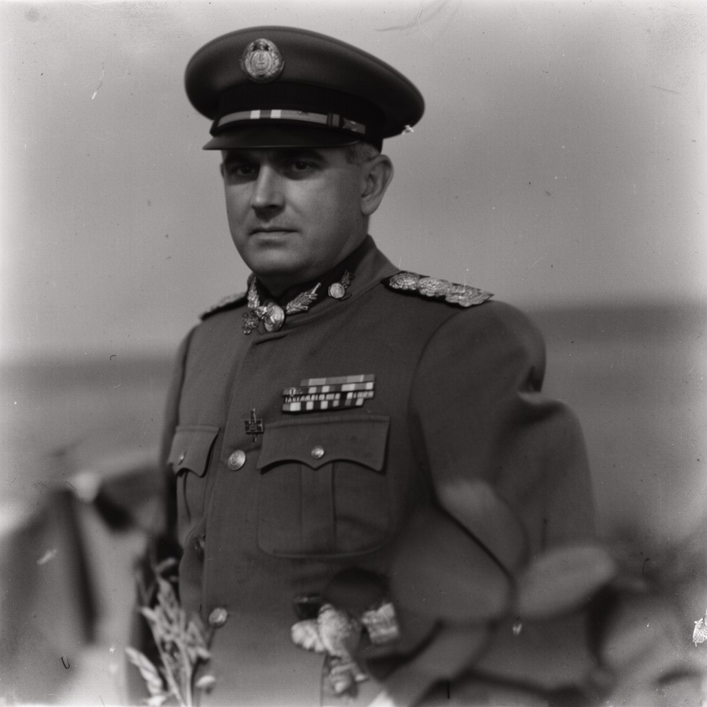 AI-generated illustration of José Sanjurjo