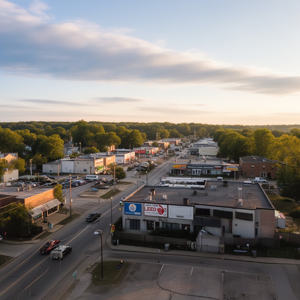 AI-generated illustration of Leeds, Alabama
