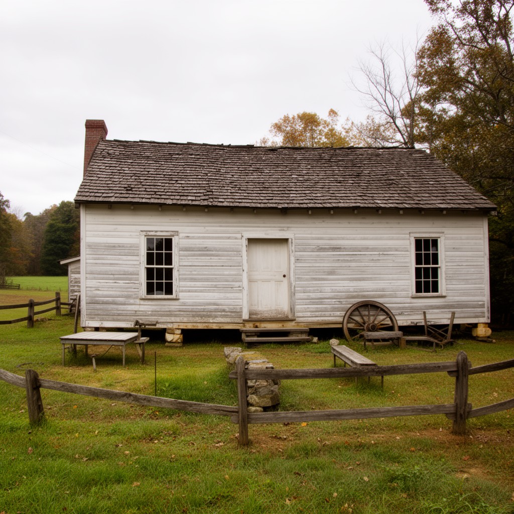 AI-generated illustration of Abraham Lincoln Boyhood Home at Knob Creek