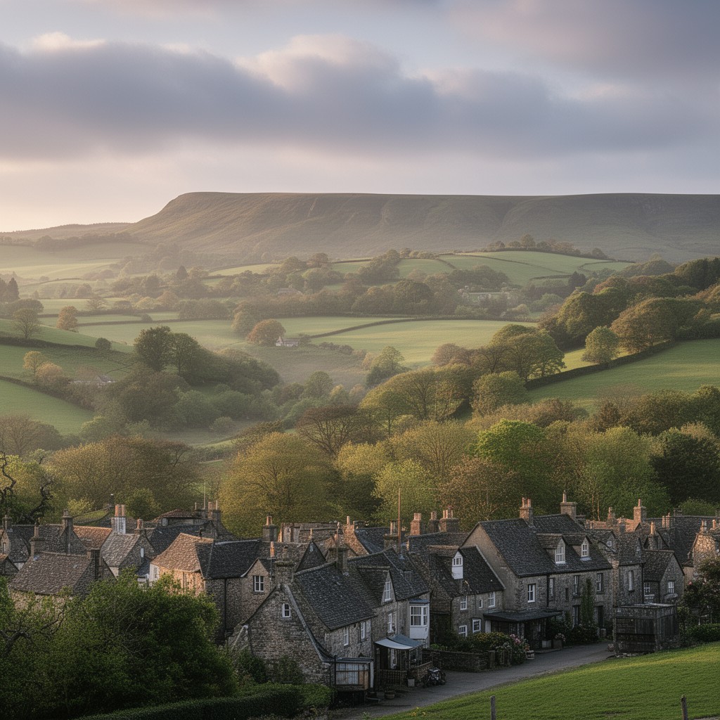 AI-generated illustration of Derbyshire