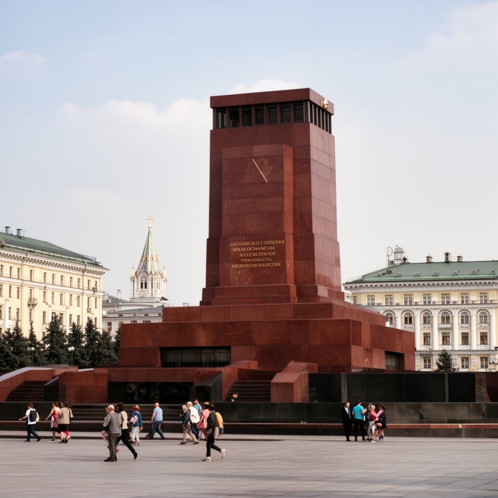 AI-generated illustration of Lenin Mausoleum
