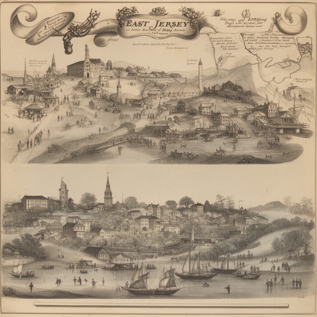 AI-generated illustration of East Jersey