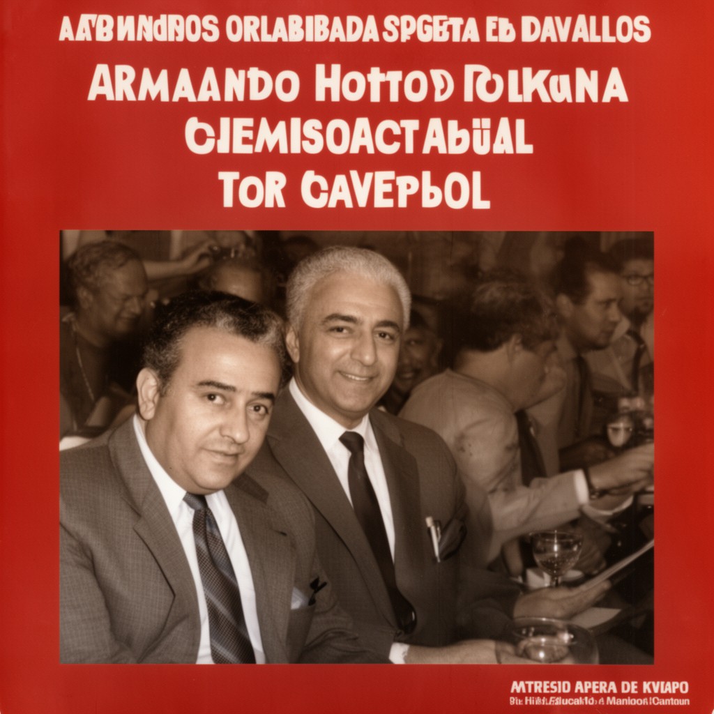AI-generated illustration of Armando Hart Dávalos