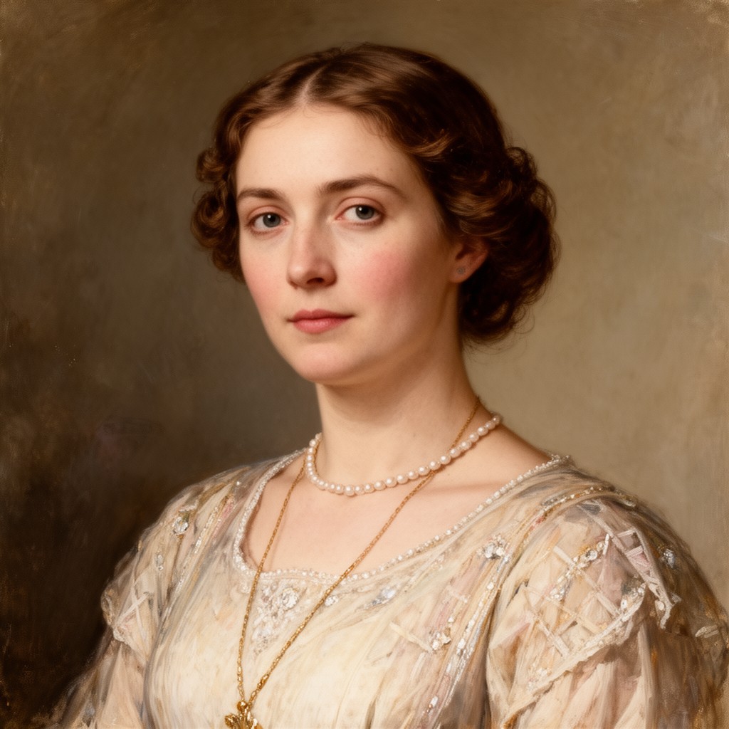 AI-generated illustration of Maud of Wales