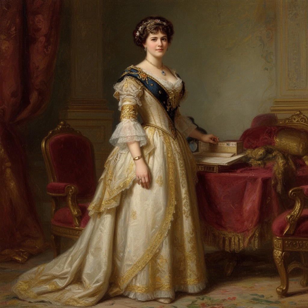 AI-generated illustration of Maria Feodorovna (Dagmar of Denmark)