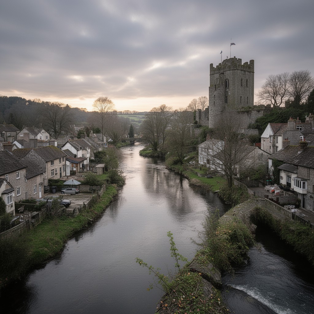 AI-generated illustration of Usk