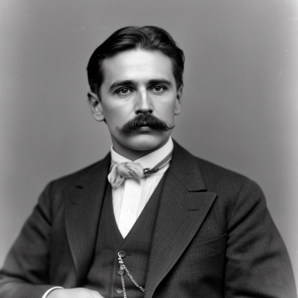AI-generated illustration of L. L. Zamenhof