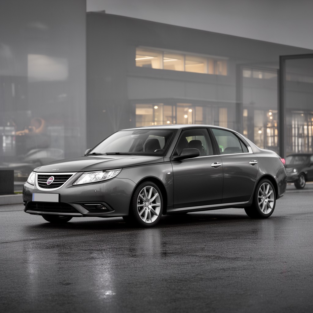 AI-generated illustration of Saab 9-5
