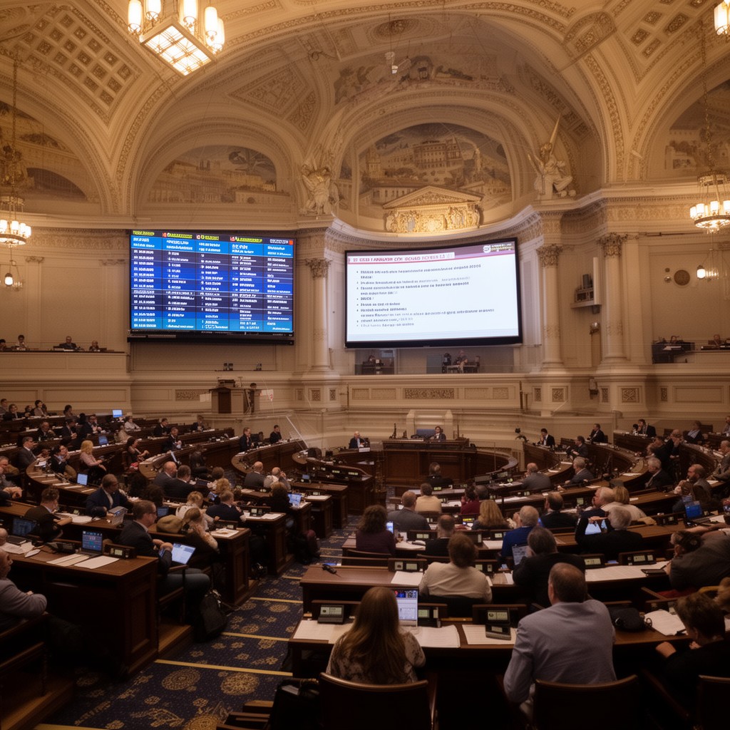 AI-generated illustration of Nevada Legislature
