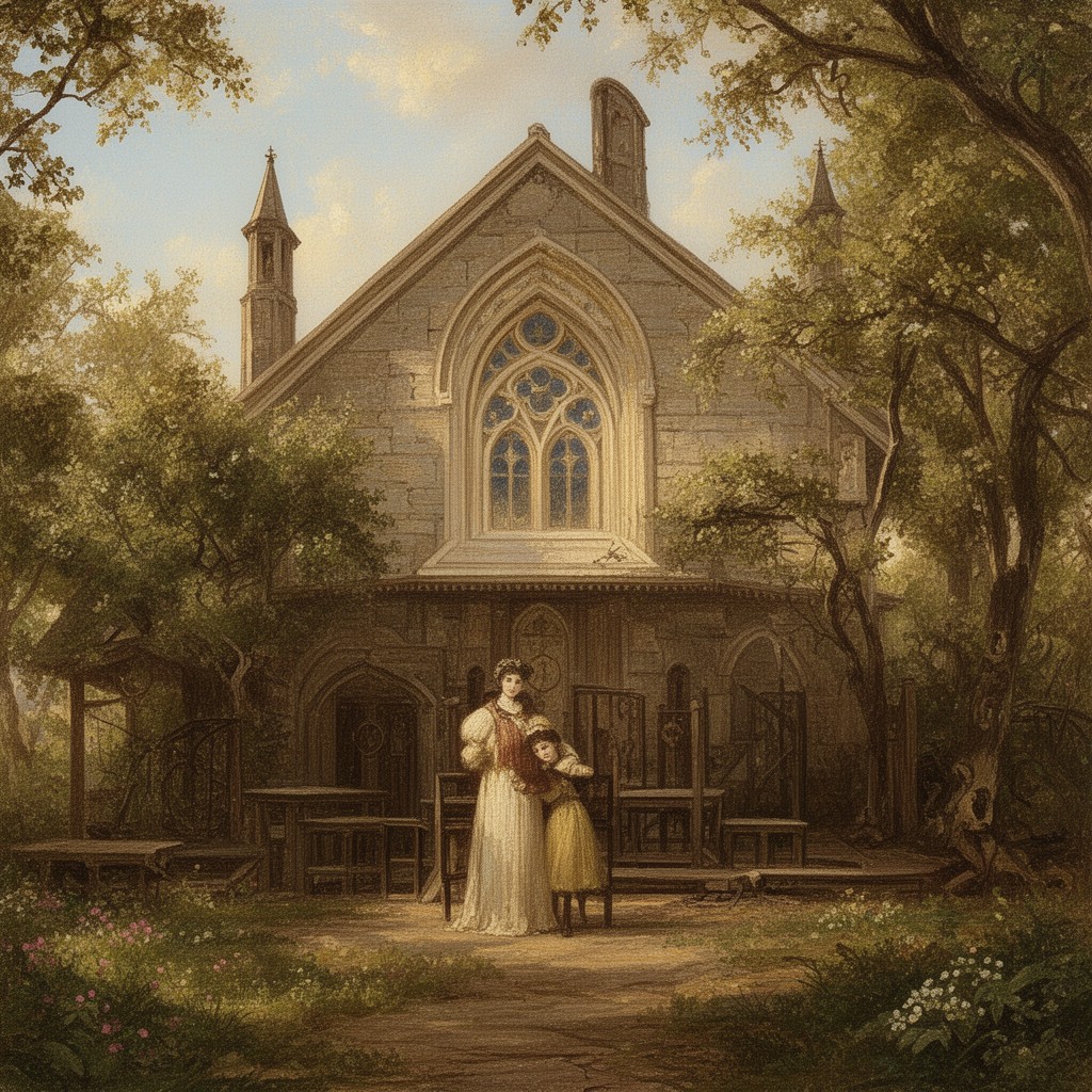 AI-generated illustration of Isabel Carnes Church