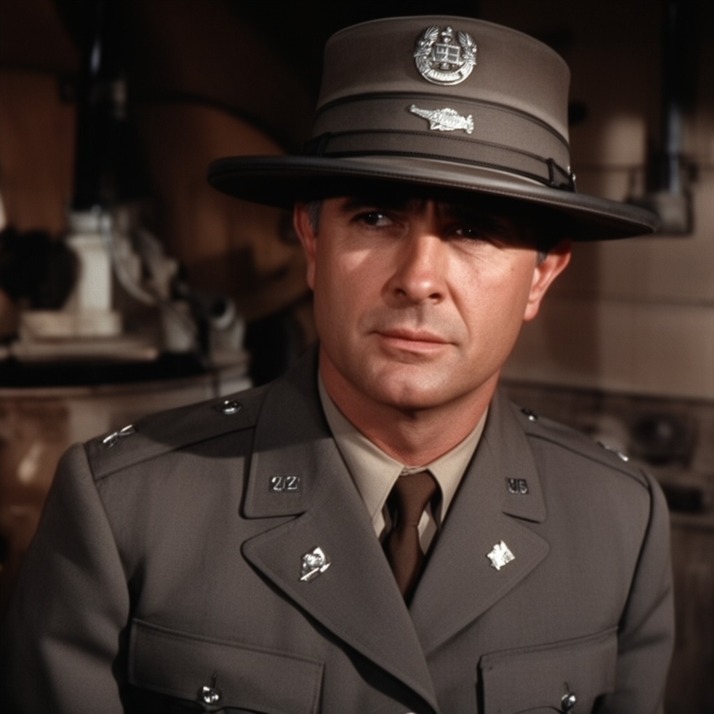 AI-generated illustration of Sterling Hayden