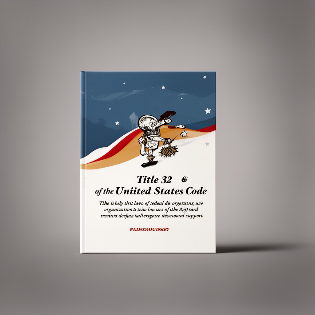 AI-generated illustration of Title 32 of the United States Code