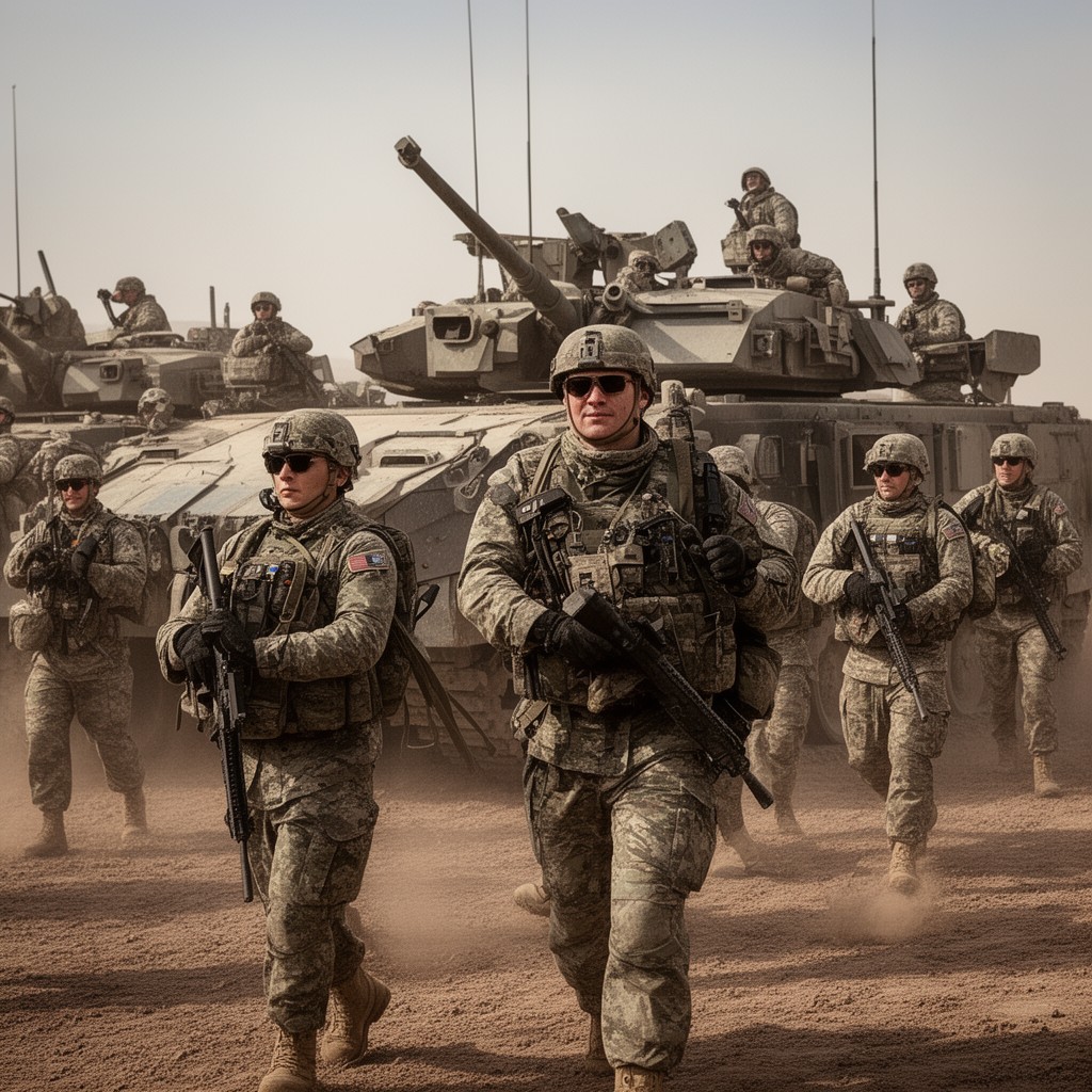 AI-generated illustration of Army