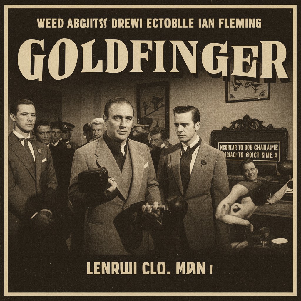 AI-generated illustration of Goldfinger
