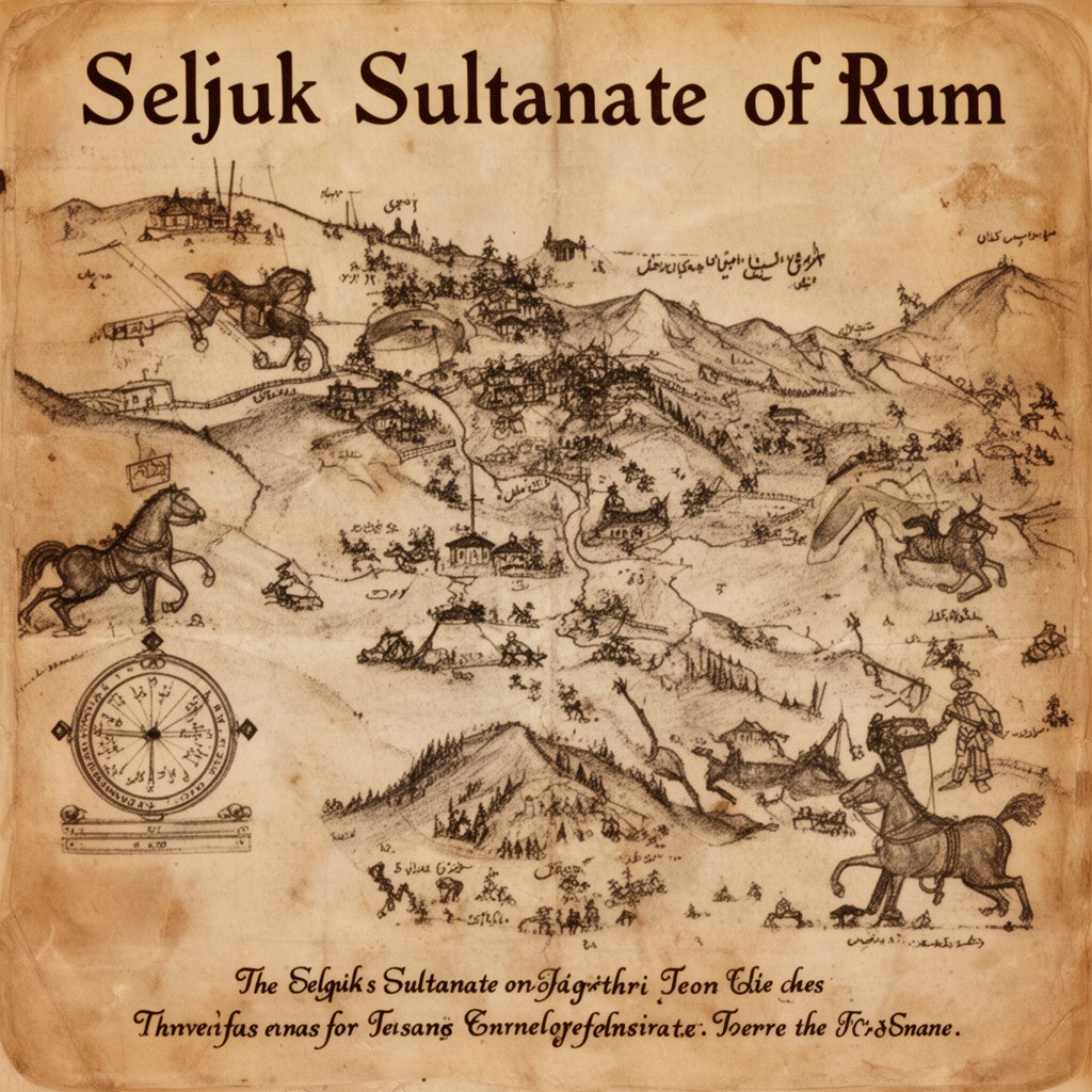 AI-generated illustration of Seljuk Sultanate of Rum